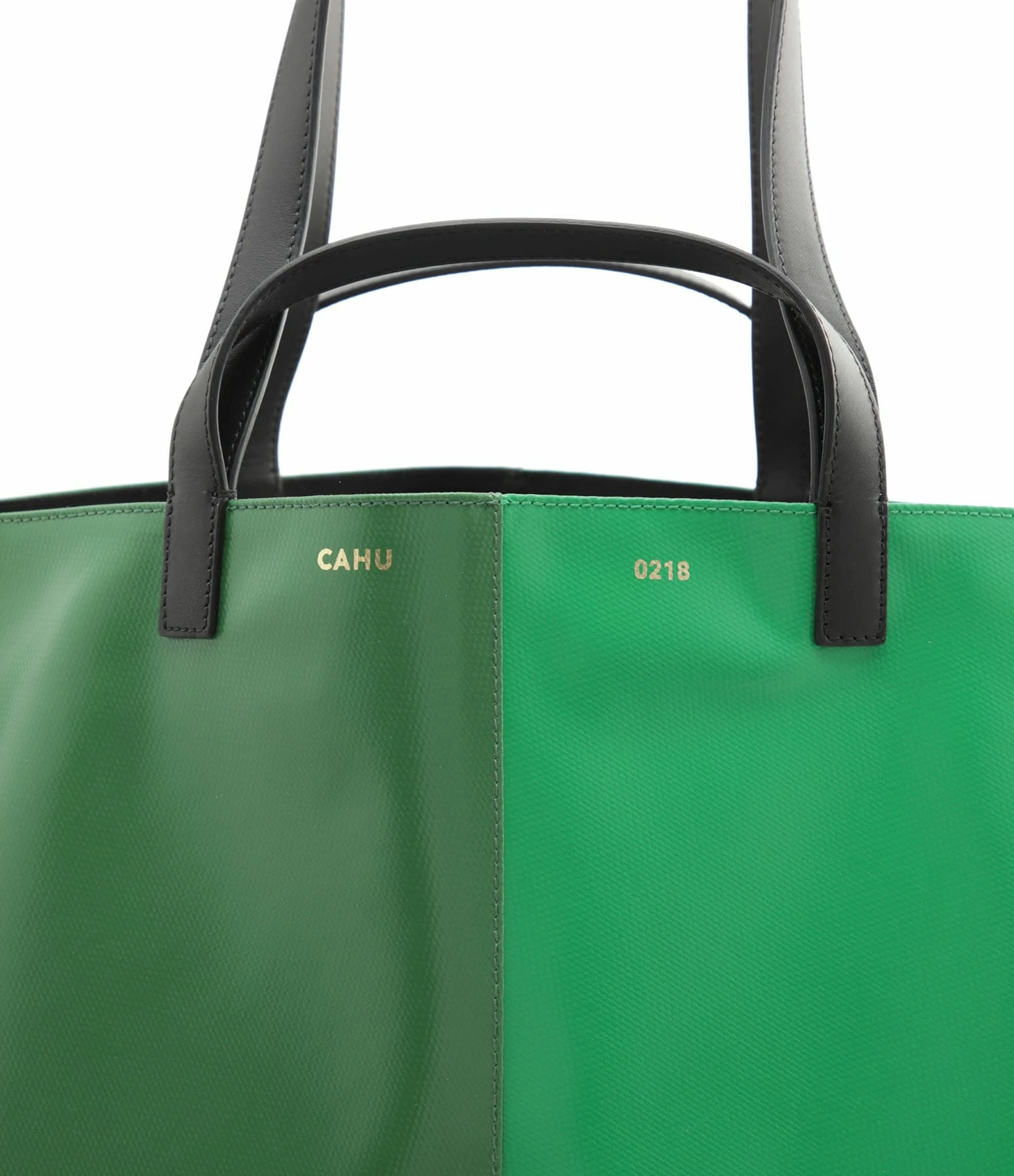 CAHU Cabas Pratique M Toile Vert 6 CAHU Cabas Pratique M Toile Vert – Image 4
