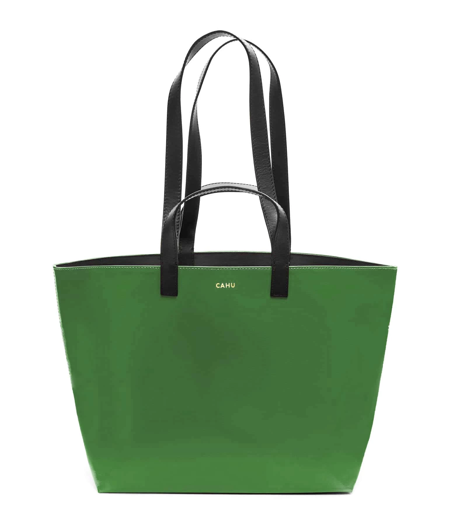 CAHU Cabas Pratique S Toile Vert 3 CAHU Cabas Pratique S Toile Vert