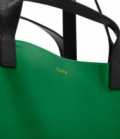 CAHU Cabas Pratique S Toile Vert 11 CAHU Cabas Pratique S Toile Vert -jerome dreyfuss shop unnamed file 316