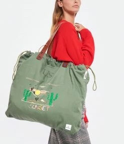 AEP + Sac Blancka Desert Coton Kaki -jerome dreyfuss shop unnamed file 324