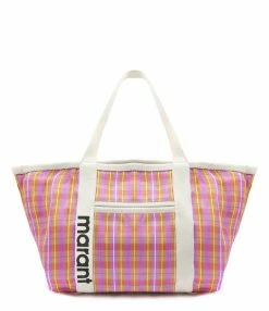 ISABEL MARANT Cabas Warden Fuchsia