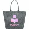 ISABEL MARANT Cabas Yenky Coton Bleu Nuit 2 ISABEL MARANT Cabas Yenky Coton Bleu Nuit -jerome dreyfuss shop unnamed file 386