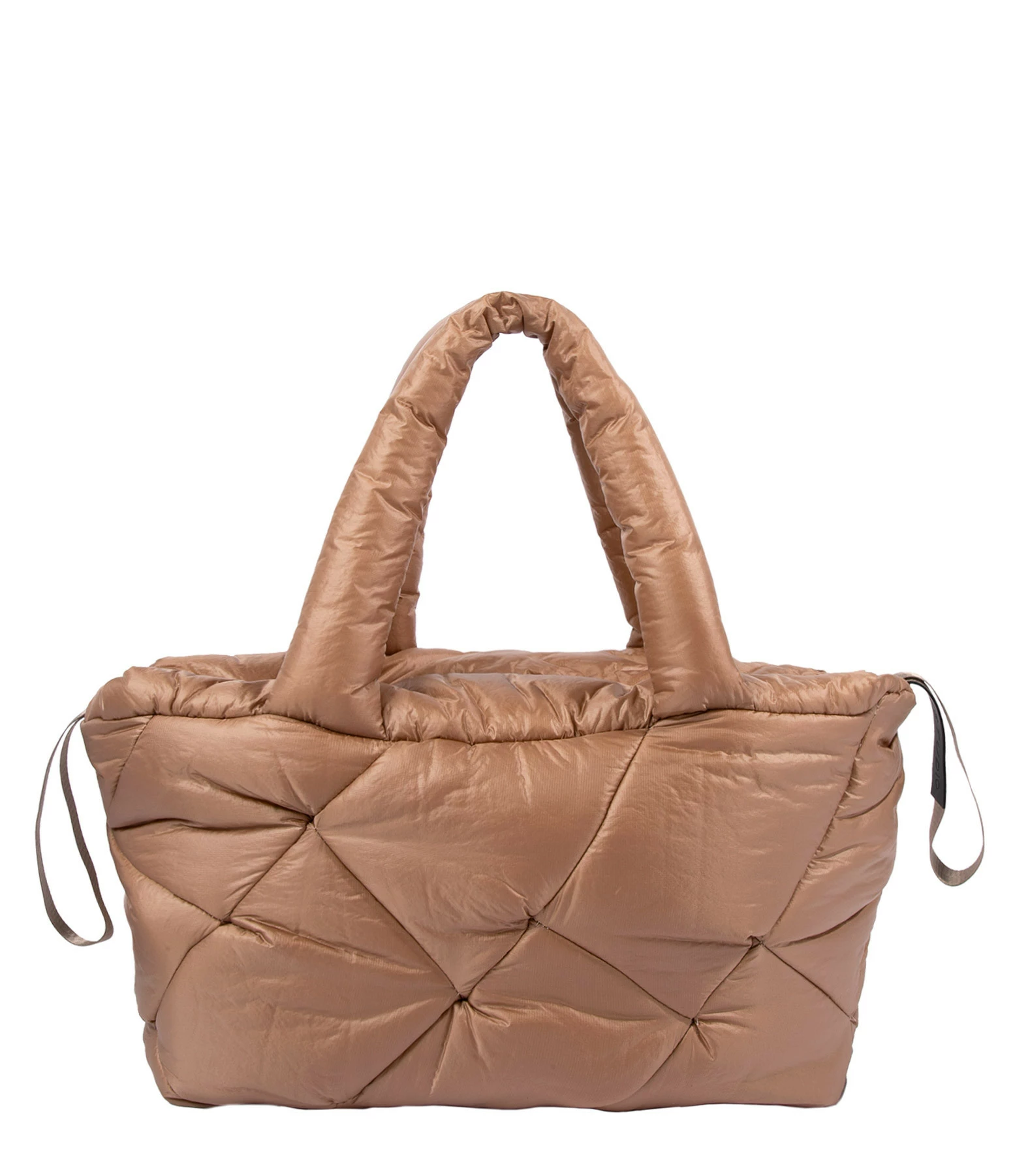 PIUMESTUDIO Cabas Matelassé Spazio Camel 3 PIUMESTUDIO Cabas Matelassé Spazio Camel