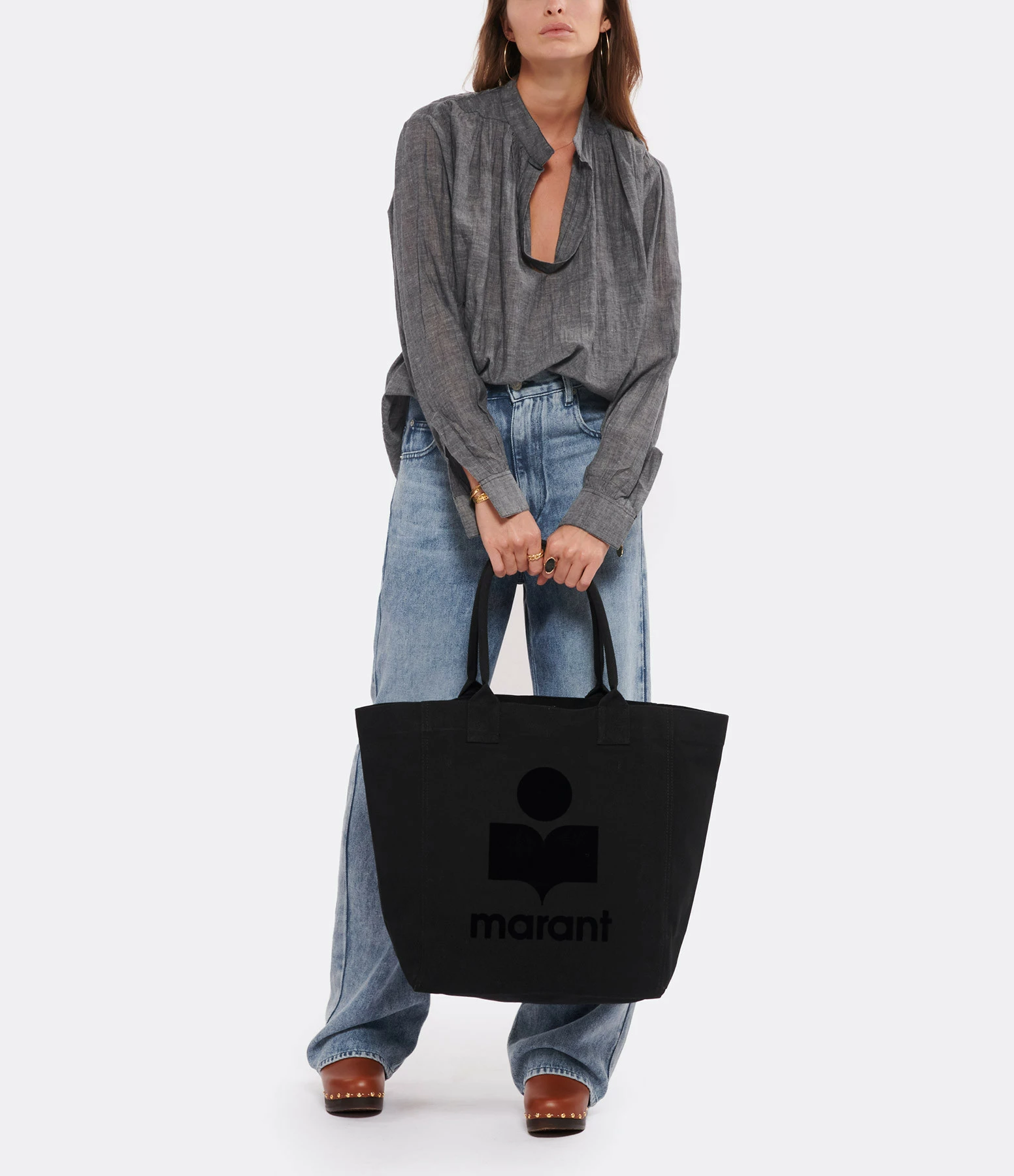 ISABEL MARANT Cabas Yenky Noir 6 ISABEL MARANT Cabas Yenky Noir – Image 4