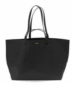 CAHU Cabas Pratique M Toile Noir