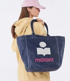 ISABEL MARANT Cabas Yenky Coton Bleu 12 ISABEL MARANT Cabas Yenky Coton Bleu -jerome dreyfuss shop unnamed file 435