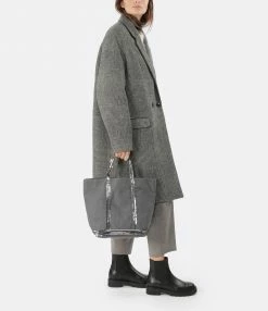 VANESSA BRUNO Cabas M Coton Anthracite 11 VANESSA BRUNO Cabas M Coton Anthracite -jerome dreyfuss shop unnamed file 446