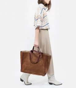 JEROME DREYFUSS Cabas Léon L Cuir Tabac -jerome dreyfuss shop unnamed file 465