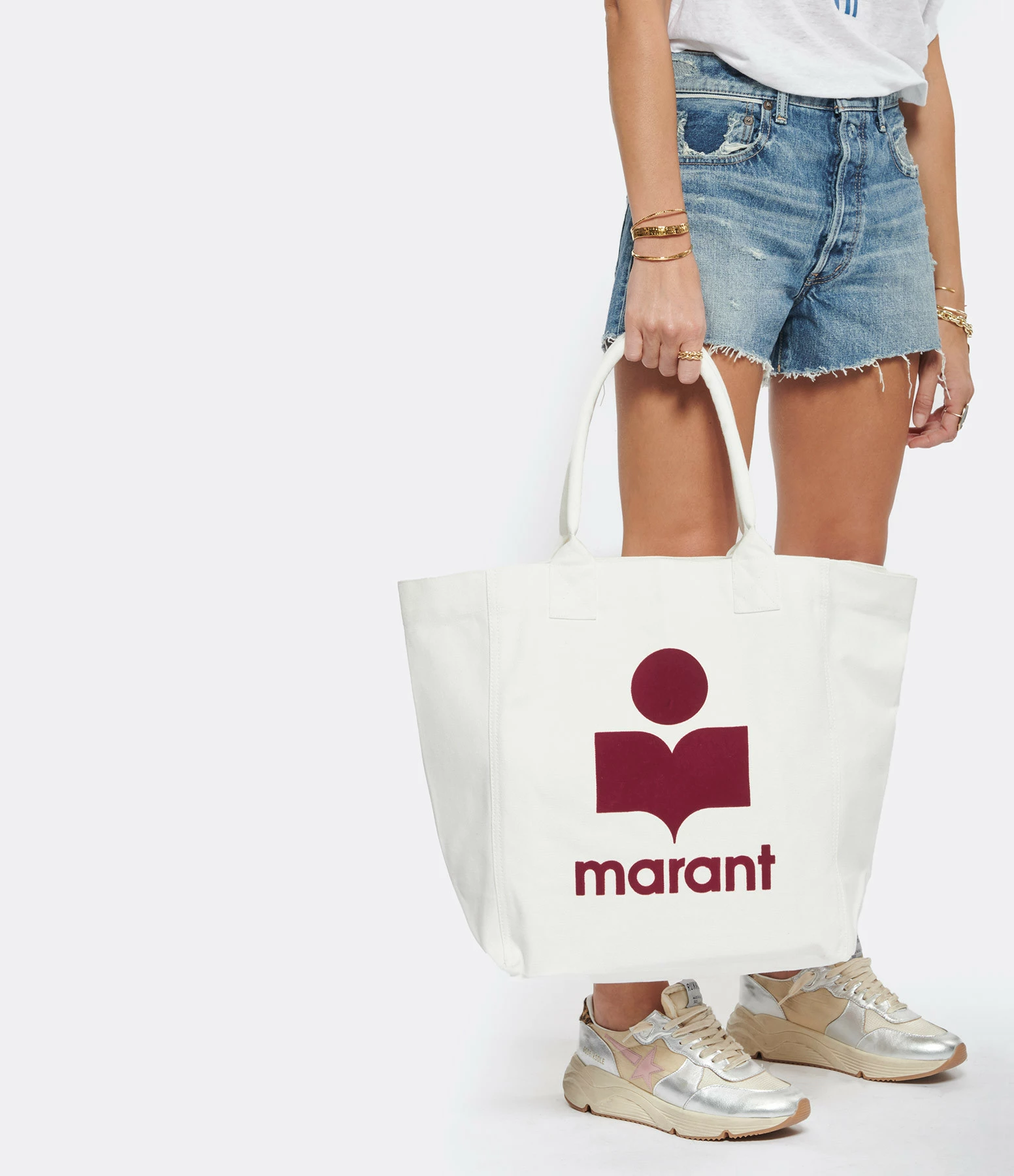 ISABEL MARANT Cabas Yenky Écru 5 ISABEL MARANT Cabas Yenky Écru – Image 3