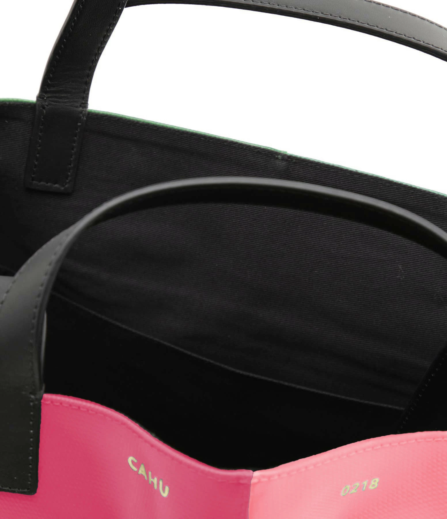 CAHU Cabas Pratique L Toile Rose 5 CAHU Cabas Pratique L Toile Rose – Image 3