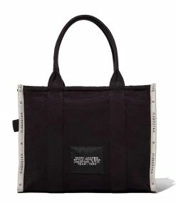 Alternative view of MARC JACOBS Sac The Large Tote Coton Noir