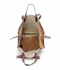 JEROME DREYFUSS Cabas Léon M Cuir Suédé Tabac -jerome dreyfuss shop unnamed file 536