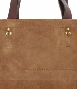 JEROME DREYFUSS Cabas Léon M Cuir Suédé Tabac -jerome dreyfuss shop unnamed file 538