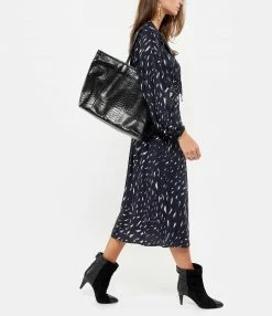CLARIS VIROT Cabas Marny Python Noir 11 CLARIS VIROT Cabas Marny Python Noir -jerome dreyfuss shop unnamed file 545