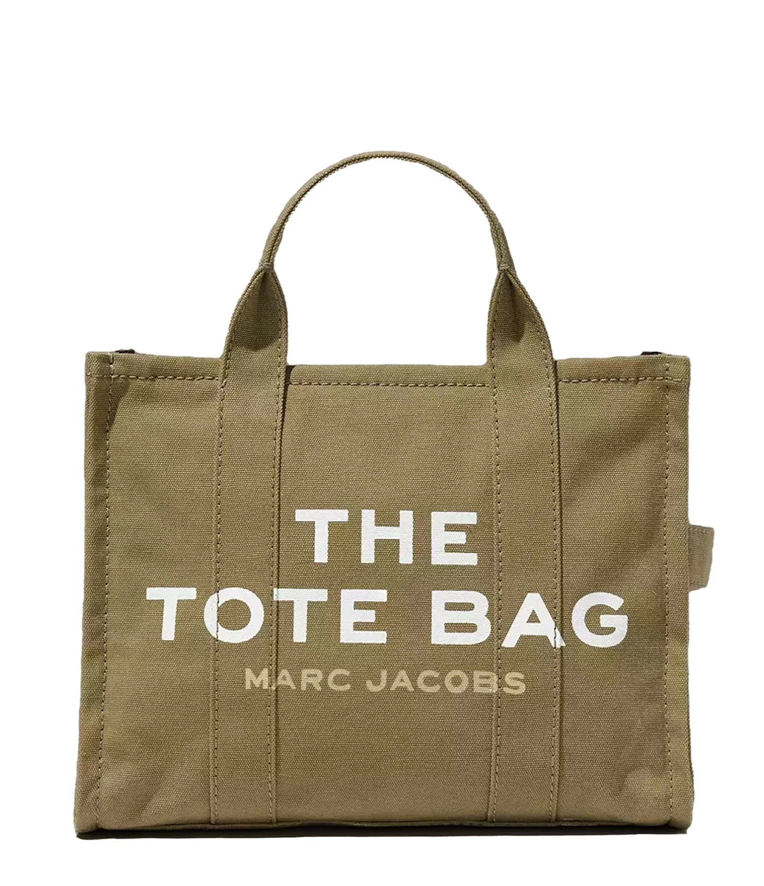 MARC JACOBS Sac The Medium Tote Coton Slate Green 3 MARC JACOBS Sac The Medium Tote Coton Slate Green