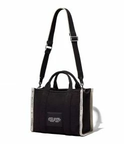 MARC JACOBS Sac The Medium Tote Coton Noir -jerome dreyfuss shop unnamed file 560