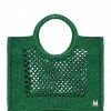 MIZELE Cabas Fish Net Medium Lurex Émeraude -jerome dreyfuss shop unnamed file 579