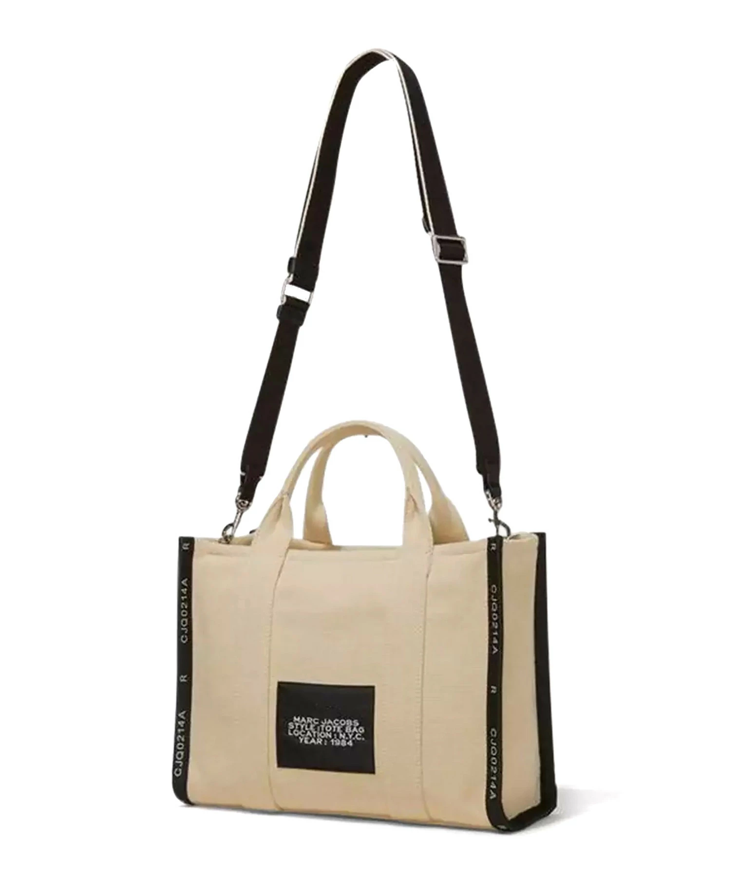 MARC JACOBS Sac The Medium Tote Coton Warm Sand 4 MARC JACOBS Sac The Medium Tote Coton Warm Sand – Image 2
