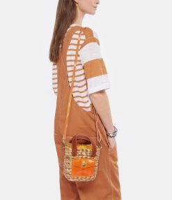 CLARIS VIROT Panier Joe Cuir Orange 13 CLARIS VIROT Panier Joe Cuir Orange -jerome dreyfuss shop unnamed file 64