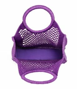 MIZELE Cabas Fish Net Medium Lurex Violet 10 MIZELE Cabas Fish Net Medium Lurex Violet -jerome dreyfuss shop unnamed file 672