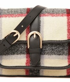 VANESSA BRUNO Sac Besace PM Carreaux Écru Noir 11 VANESSA BRUNO Sac Besace PM Carreaux Écru Noir -jerome dreyfuss shop unnamed file 691