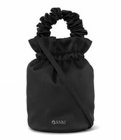 GANNI Sac Sceau Recyclé Noir