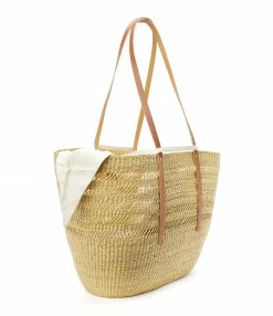 Alternative view of MUUN Panier Bicro G Naturel Marron