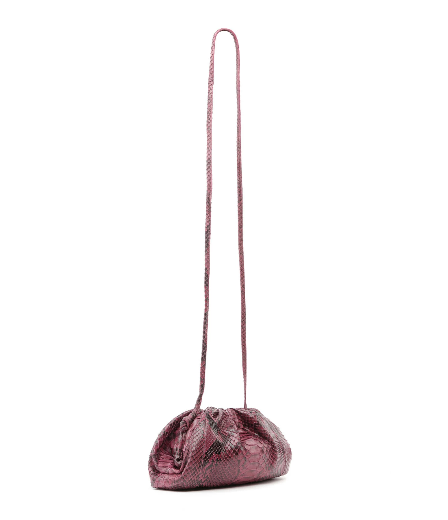 SISTA PARIS Sac Baby Uniq Cuir Souple Python Grenade 5 SISTA PARIS Sac Baby Uniq Cuir Souple Python Grenade – Image 3