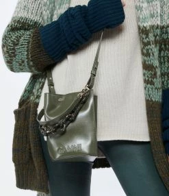 GANNI Sac Seau Cuir Recyclé Kalamata -jerome dreyfuss shop unnamed file 748
