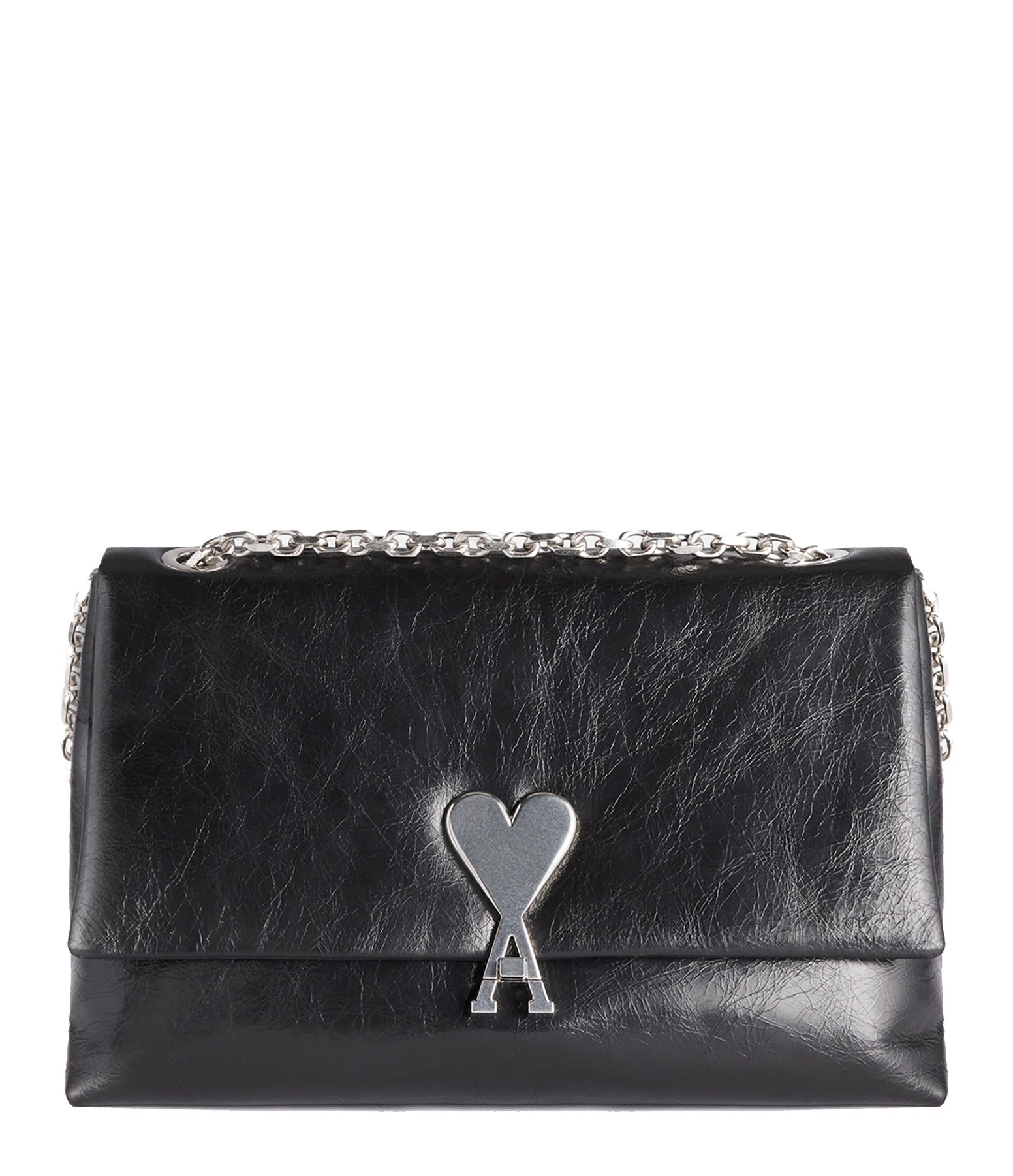 AMI PARIS Sac Voulez-Vous Cuir Noir 3 AMI PARIS Sac Voulez-Vous Cuir Noir