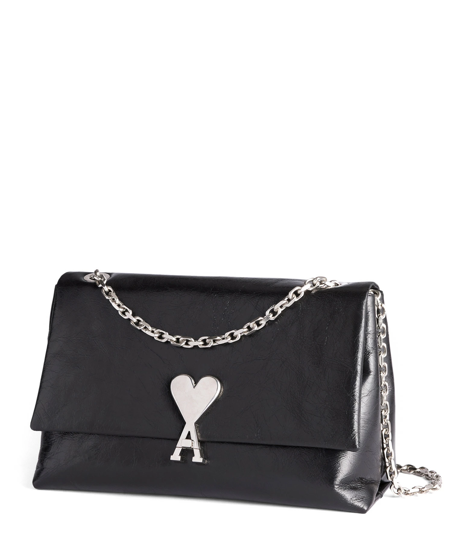 AMI PARIS Sac Voulez-Vous Cuir Noir 4 AMI PARIS Sac Voulez-Vous Cuir Noir – Image 2