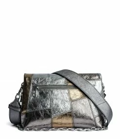 ZADIG & VOLTAIRE Sac Rocky Vintage Metal Patchwork Cuir Argenté 12 ZADIG & VOLTAIRE Sac Rocky Vintage Metal Patchwork Cuir Argenté -jerome dreyfuss shop unnamed file 765
