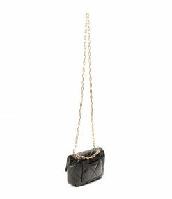 Alternative view of VANESSA BRUNO Sac Nano Moon Cuir Vachette Noir