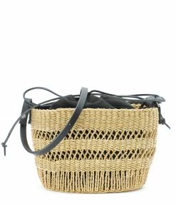 MUUN Panier Mini Minette Naturel Noir