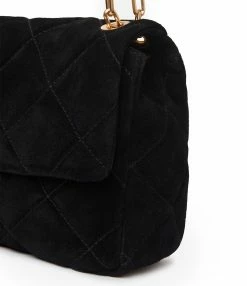Alternative view of VANESSA BRUNO Sac Moon MM Cuir Suédé Noir