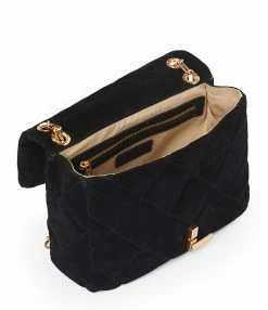 VANESSA BRUNO Sac Moon MM Cuir Suédé Noir -jerome dreyfuss shop unnamed file 785