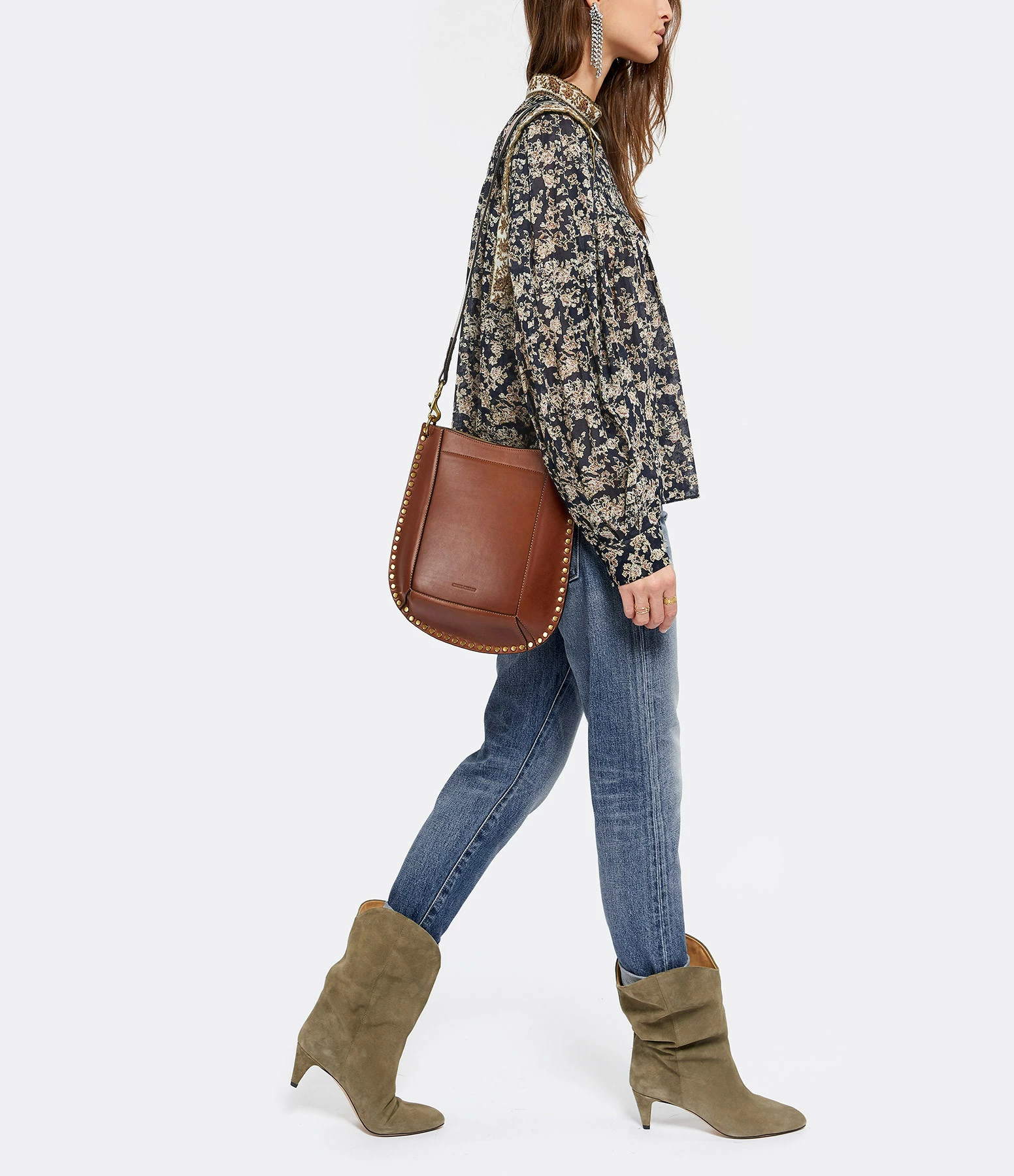 ISABEL MARANT Sac Oskan Cuir Cognac 9 ISABEL MARANT Sac Oskan Cuir Cognac – Image 7