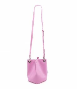 Alternative view of GANNI Sac Seau Cuir Recyclé Cyclamen