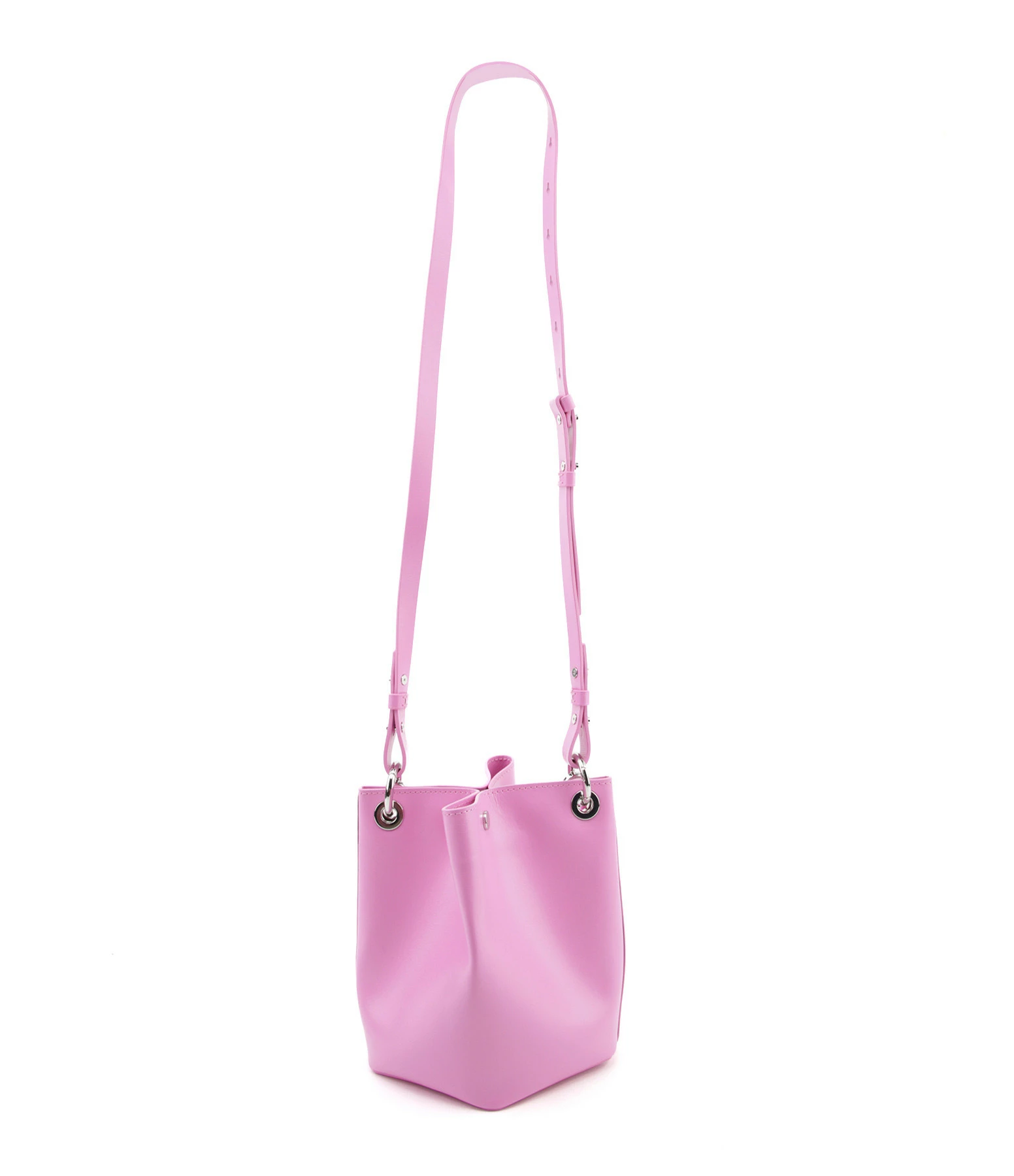 GANNI Sac Seau Cuir Recyclé Cyclamen 4 GANNI Sac Seau Cuir Recyclé Cyclamen – Image 2