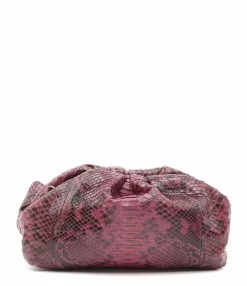 SISTA PARIS Sac Big Uniq Cuir Souple Python Grenade
