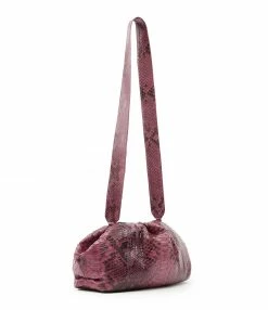 Alternative view of SISTA PARIS Sac Big Uniq Cuir Souple Python Grenade
