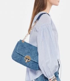VANESSA BRUNO Sac Moon MM Lin Indigo 12 VANESSA BRUNO Sac Moon MM Lin Indigo -jerome dreyfuss shop unnamed file 812