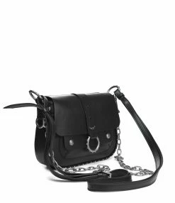 Alternative view of Sac Kate Cuir Noir, Collaboration Zadig & Voltaire X Kate Moss
