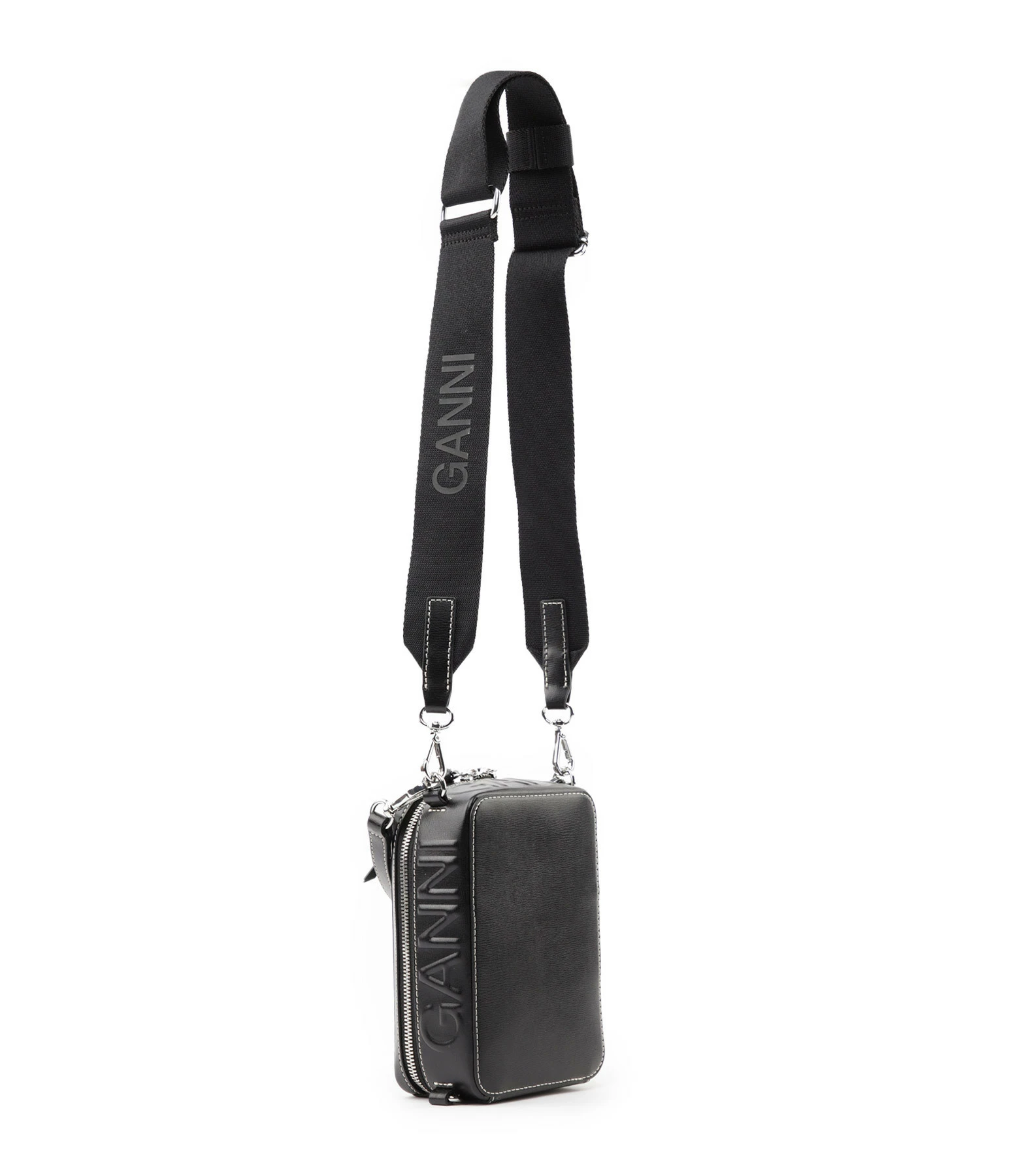 GANNI Sac Zip Noir 4 GANNI Sac Zip Noir – Image 2