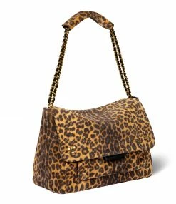 Alternative view of JEROME DREYFUSS Sac Lulu L Cuir Suédé Léopard