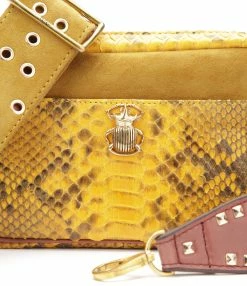 CLARIS VIROT Sac Lily Python Safran 11 CLARIS VIROT Sac Lily Python Safran -jerome dreyfuss shop unnamed file 853