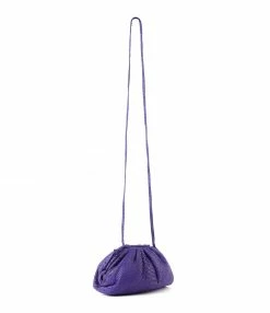 Alternative view of SISTA PARIS Sac Baby Uniq Cuir Souple Python Bleu Noir