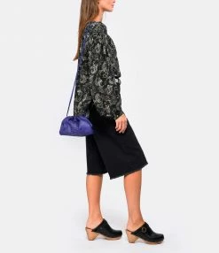 SISTA PARIS Sac Baby Uniq Cuir Souple Python Bleu Noir -jerome dreyfuss shop unnamed file 879
