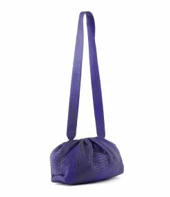 SISTA PARIS Sac Big Uniq Cuir Souple Python Bleu Noir -jerome dreyfuss shop unnamed file 888