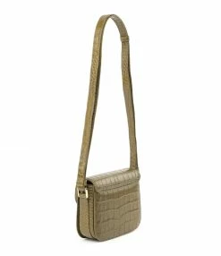 Alternative view of A.P.C. Sac Grace Mini Cuir Embossé Croco Olive